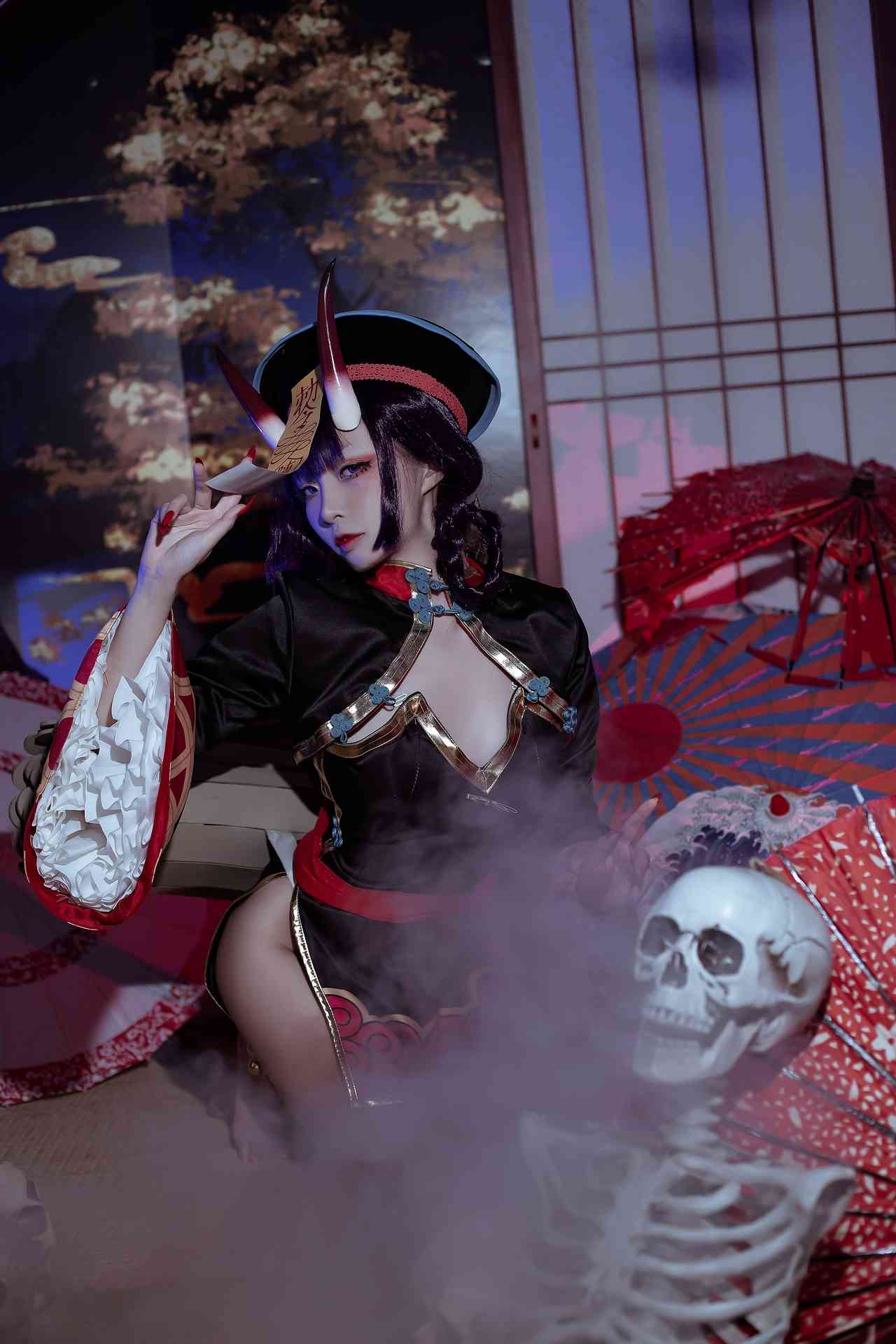 二佐Nisa酒吞僵尸童子